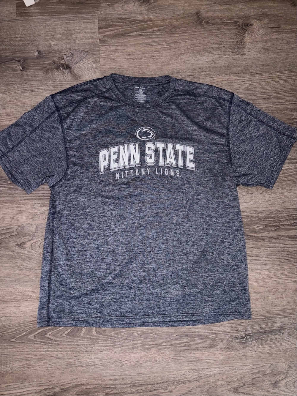 Pro Edge Penn State Nittany Lions Heather Navy Performance Tee